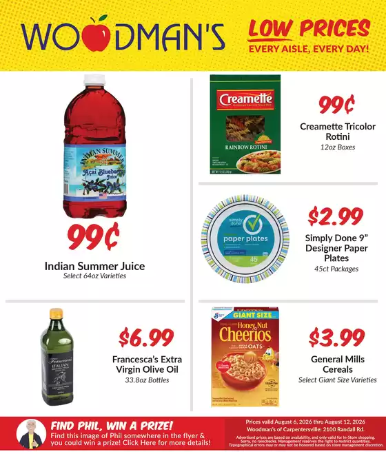 Woodman's catalogue | Our best bargains | 2026-08-06T00:00:00.000Z - 2026-08-12T00:00:00.000Z