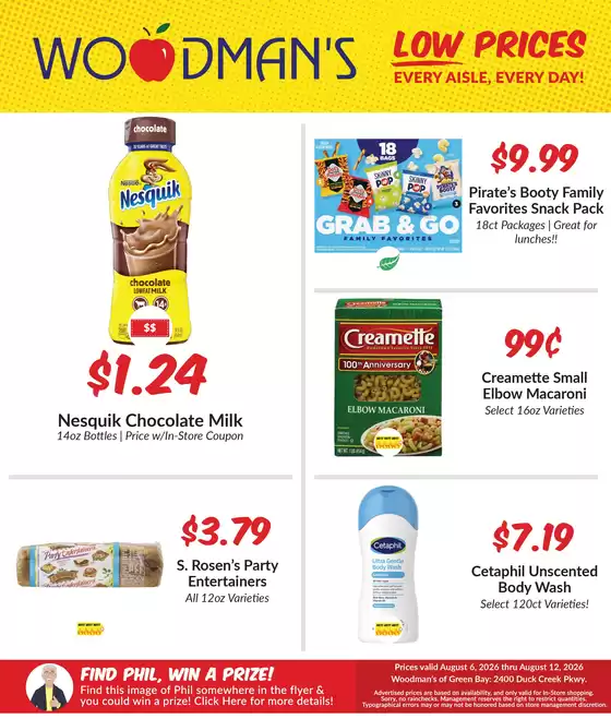 Woodman's catalogue | Current deals and offers | 2026-08-06T00:00:00.000Z - 2026-08-12T00:00:00.000Z