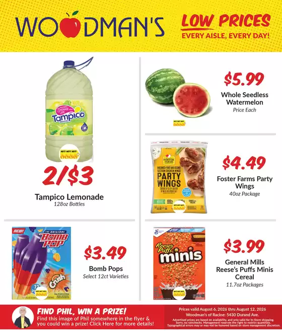 Woodman's catalogue in Caledonia WI | Save now with our deals | 2026-08-06T00:00:00.000Z - 2026-08-12T00:00:00.000Z