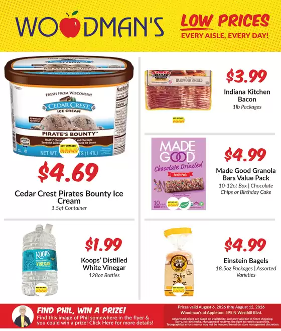Woodman's catalogue | Wide range of offers | 2026-08-06T00:00:00.000Z - 2026-08-12T00:00:00.000Z