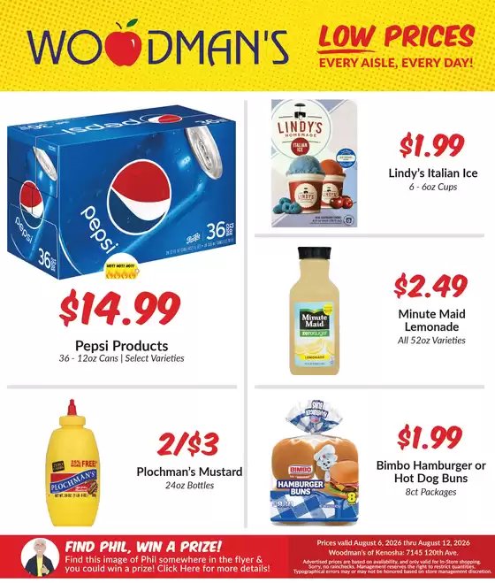 Woodman's catalogue | Discover attractive offers | 2026-08-06T00:00:00.000Z - 2026-08-12T00:00:00.000Z