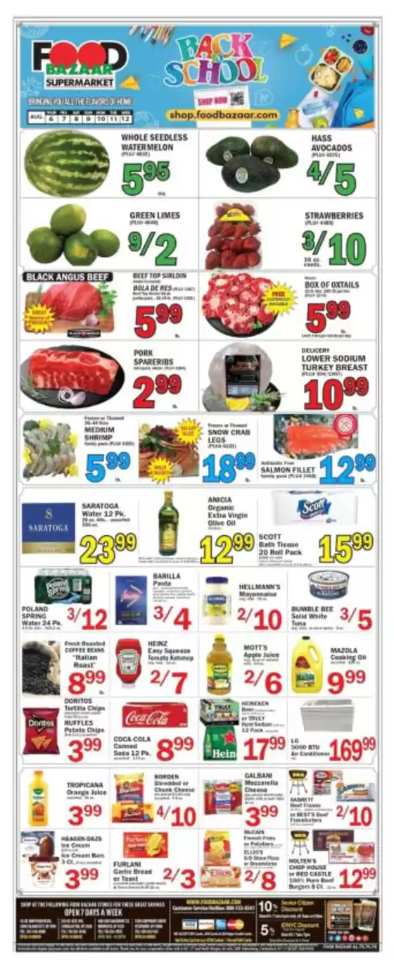 Food Bazaar catalogue | Top offers for all bargain hunters | 2026-08-06T00:00:00.000Z - 2026-08-12T00:00:00.000Z
