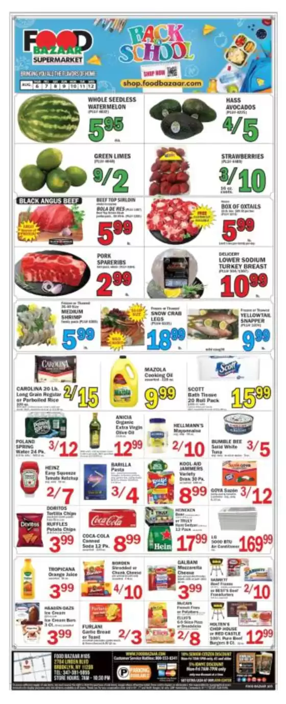 Food Bazaar catalogue | Great offer for all customers | 2026-08-06T00:00:00.000Z - 2026-08-12T00:00:00.000Z