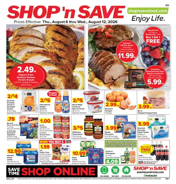 Shop 'n Save catalogue | Wide range of offers | 2026-08-06T00:00:00.000Z - 2026-08-12T00:00:00.000Z
