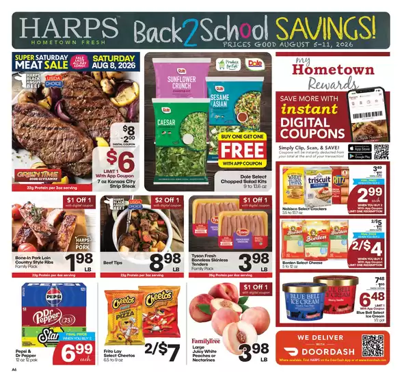Harp's Market catalogue | Save now with our deals | 2026-08-05T00:00:00.000Z - 2026-08-11T00:00:00.000Z