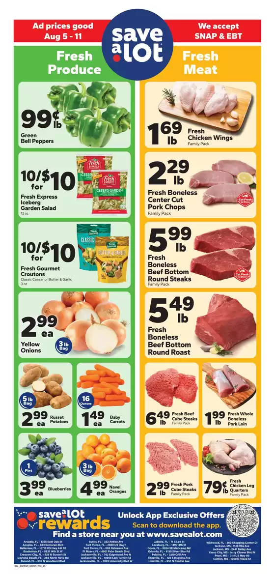 Save a Lot catalogue in Chesterfield MO | Top deals and discounts | 2026-08-05T00:00:00.000Z - 2026-08-11T00:00:00.000Z