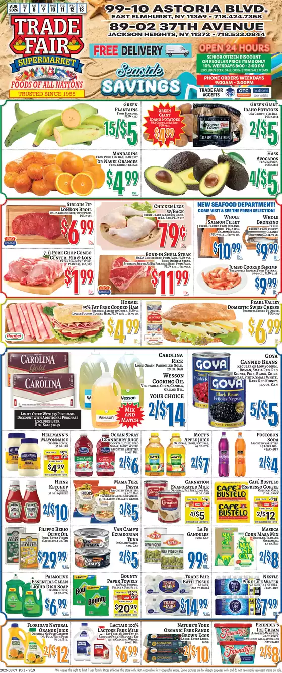 Trade Fair Supermarket catalogue in East Elmhurst NY | Our best deals for you | 2026-08-07T00:00:00.000Z - 2026-08-13T00:00:00.000Z