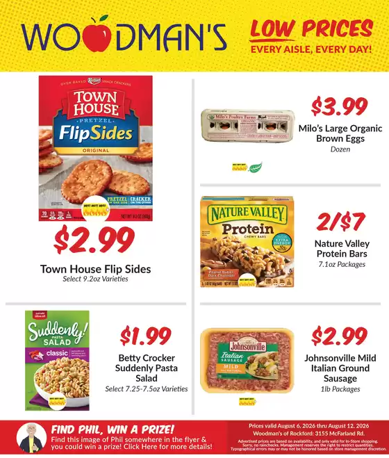 Woodman's catalogue | Current bargains and offers | 2026-08-06T00:00:00.000Z - 2026-08-12T00:00:00.000Z