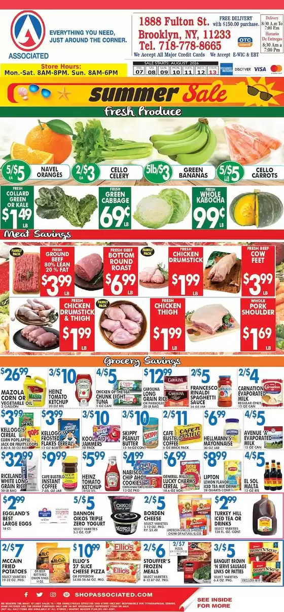 Associated catalogue | Our best deals for you | 2026-08-07T00:00:00.000Z - 2026-08-13T00:00:00.000Z