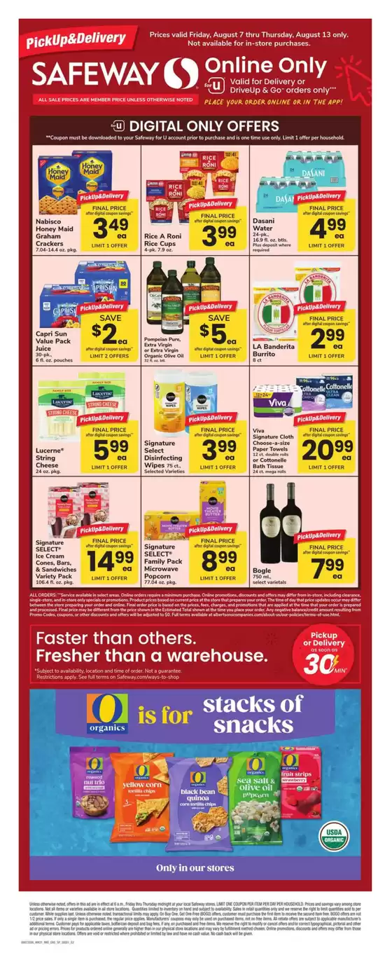 Safeway catalogue | Top offers for smart savers | 2026-08-07T00:00:00.000Z - 2026-08-13T00:00:00.000Z