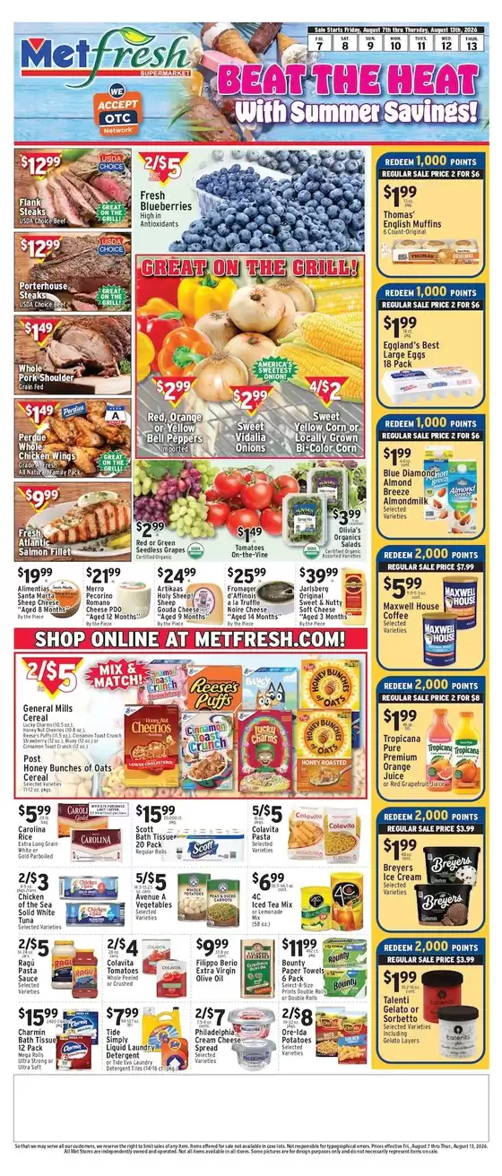 Met Foodmarkets catalogue in East Elmhurst NY | Discounts and promotions | 2026-08-07T00:00:00.000Z - 2026-08-13T00:00:00.000Z
