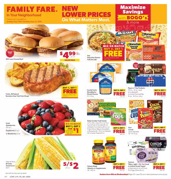 Family Fare catalogue | Current bargains and offers | 2026-08-07T00:00:00.000Z - 2026-08-08T00:00:00.000Z
