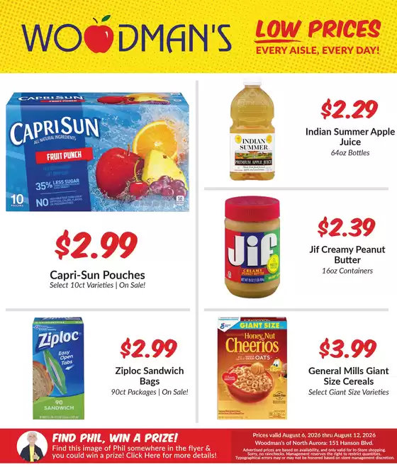 Woodman's catalogue | Current bargains and offers | 2026-08-06T00:00:00.000Z - 2026-08-12T00:00:00.000Z