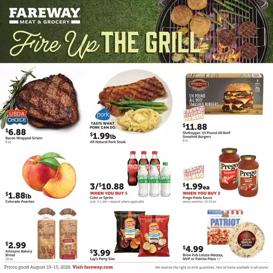 Fareway catalogue | Special offers for you | 2026-08-10T00:00:00.000Z - 2026-08-15T00:00:00.000Z