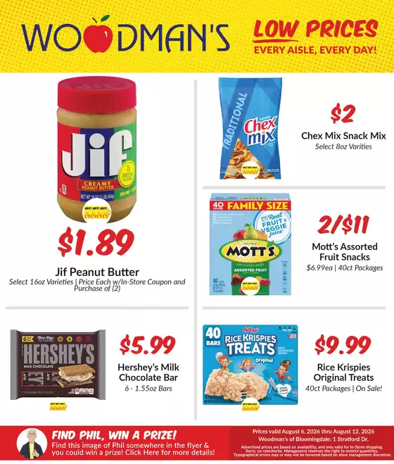 Woodman's catalogue | Current bargains and offers | 2026-08-06T00:00:00.000Z - 2026-08-12T00:00:00.000Z