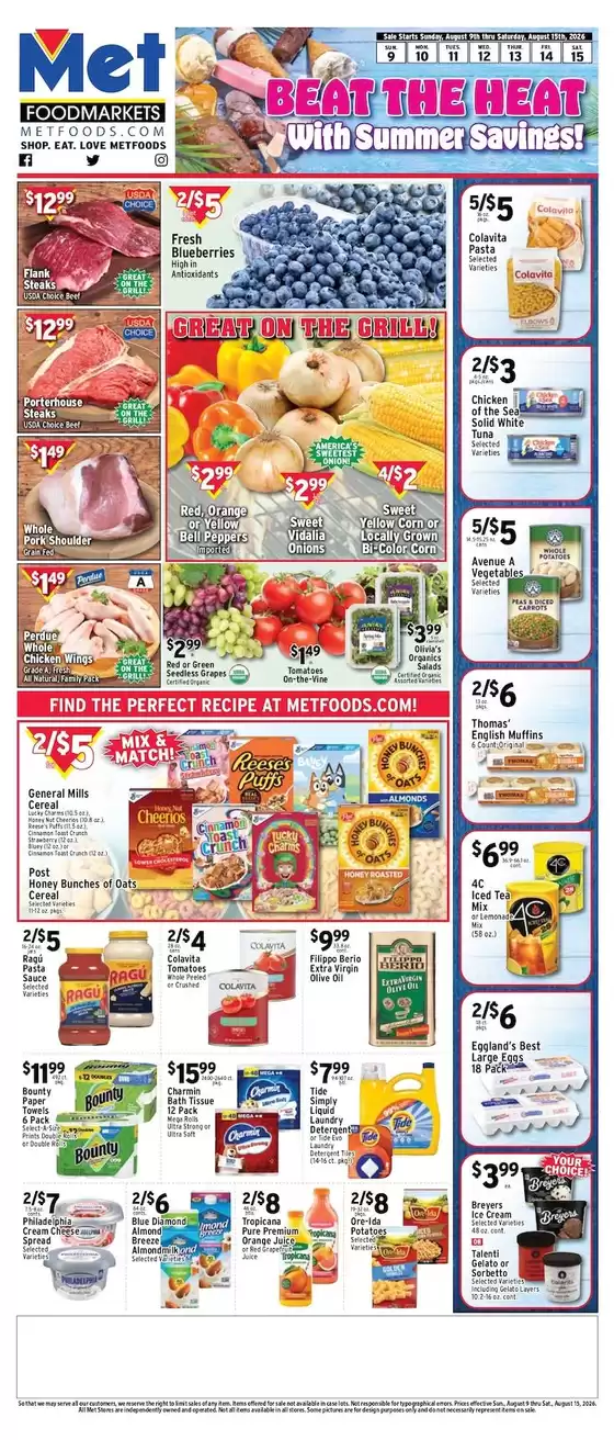 Met Foodmarkets catalogue | Top offers for smart savers | 2026-08-09T00:00:00.000Z - 2026-08-15T00:00:00.000Z