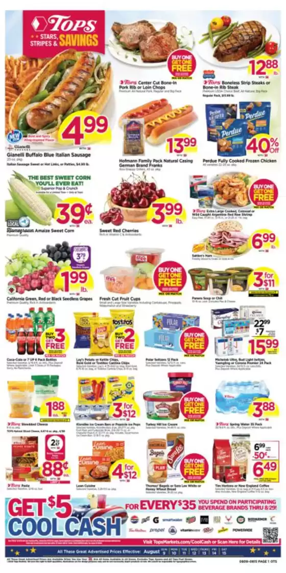 Tops catalogue | Discover attractive offers | 2026-08-09T00:00:00.000Z - 2026-08-15T00:00:00.000Z