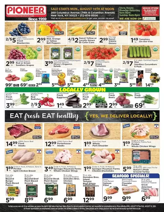 Pioneer Supermarkets catalogue | Pioneer Supermarkets weekly ad | 2026-08-10T00:00:00.000Z - 2026-08-16T00:00:00.000Z