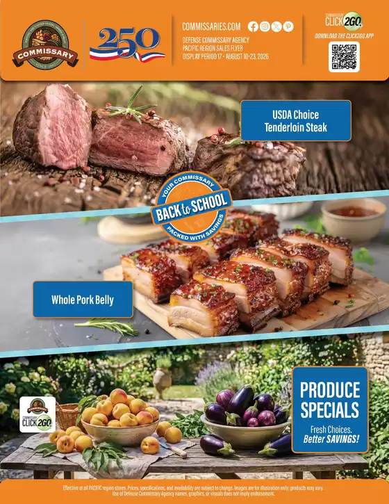 Commissary catalogue | Great offer for bargain hunters | 2026-08-10T00:00:00.000Z - 2026-08-23T00:00:00.000Z