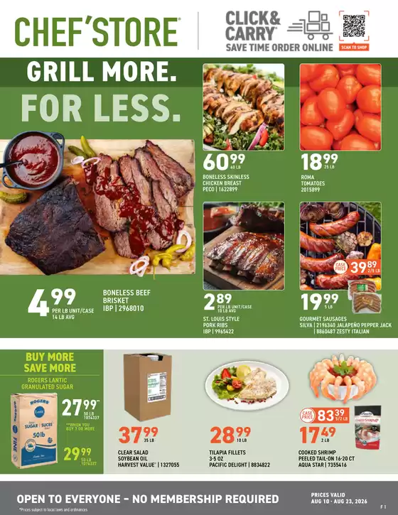 Chef'Store catalogue | Top offers for smart savers | 2026-08-10T00:00:00.000Z - 2026-08-23T00:00:00.000Z