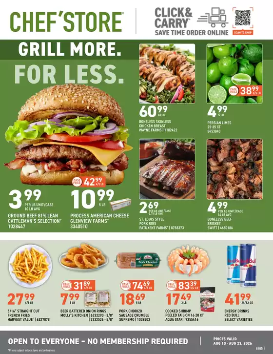 Chef'Store catalogue | Chef'Store weekly ad | 2026-08-10T00:00:00.000Z - 2026-08-23T00:00:00.000Z