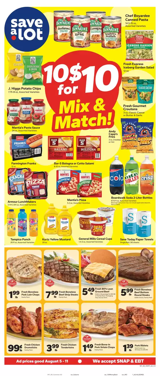 Save a Lot catalogue | Great offer for bargain hunters | 2026-08-05T00:00:00.000Z - 2026-08-11T00:00:00.000Z