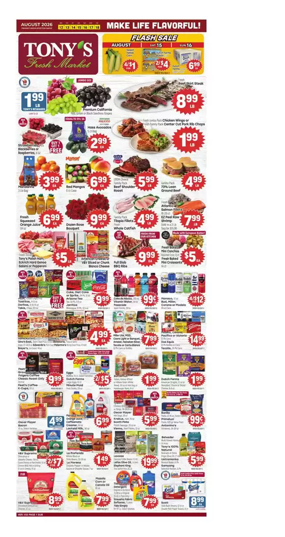 Tony's Fresh Market catalogue | Weekly Ad | 2026-08-12T00:00:00.000Z - 2026-08-18T00:00:00.000Z