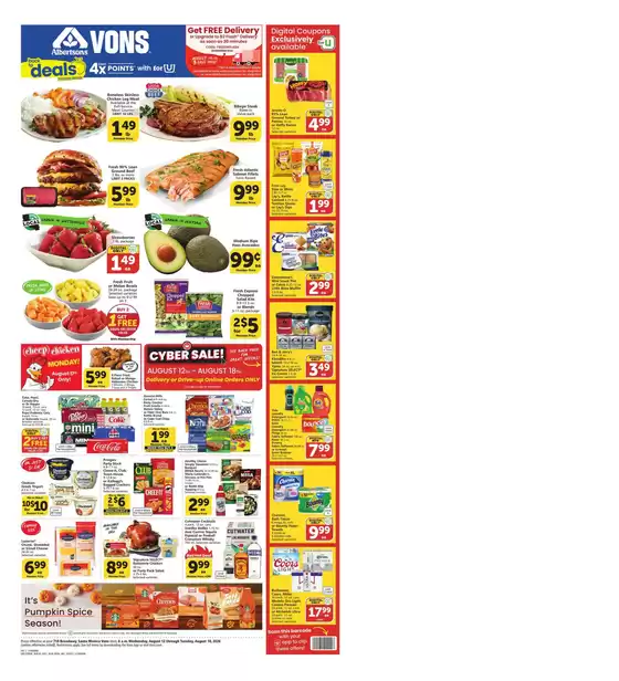 Vons catalogue in Claremont CA | Weekly Ad - SoCal | 2026-08-12T00:00:00.000Z - 2026-08-18T00:00:00.000Z