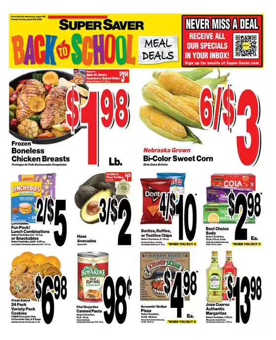 Super Saver catalogue | Attractive special offers for everyone | 2026-08-12T00:00:00.000Z - 2026-08-18T00:00:00.000Z