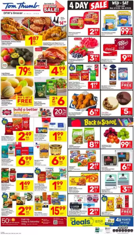 Tom Thumb catalogue | Special offers for you | 2026-08-12T00:00:00.000Z - 2026-08-18T00:00:00.000Z
