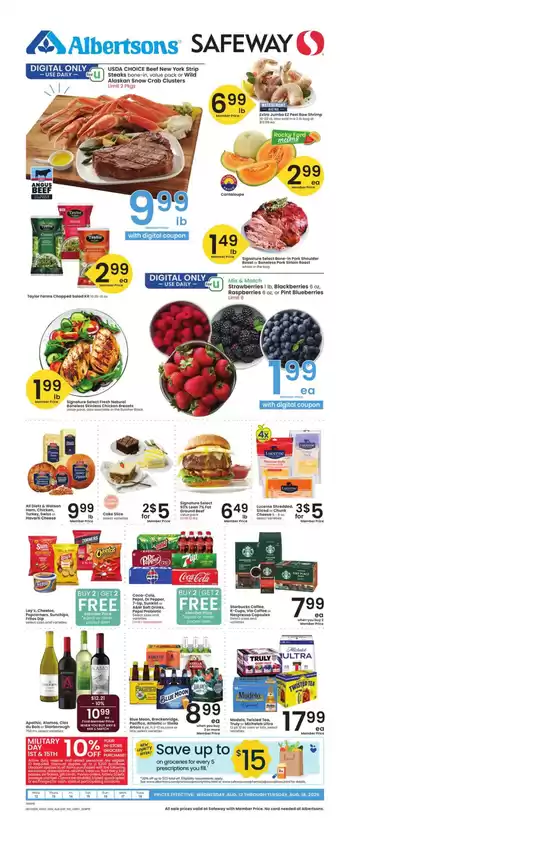Albertsons catalogue | Top deals for all customers | 2026-08-12T00:00:00.000Z - 2026-08-18T00:00:00.000Z