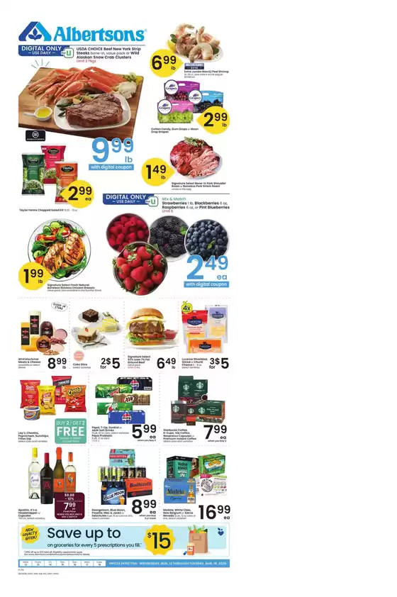 Albertsons catalogue | Save now with our deals | 2026-08-12T00:00:00.000Z - 2026-08-18T00:00:00.000Z