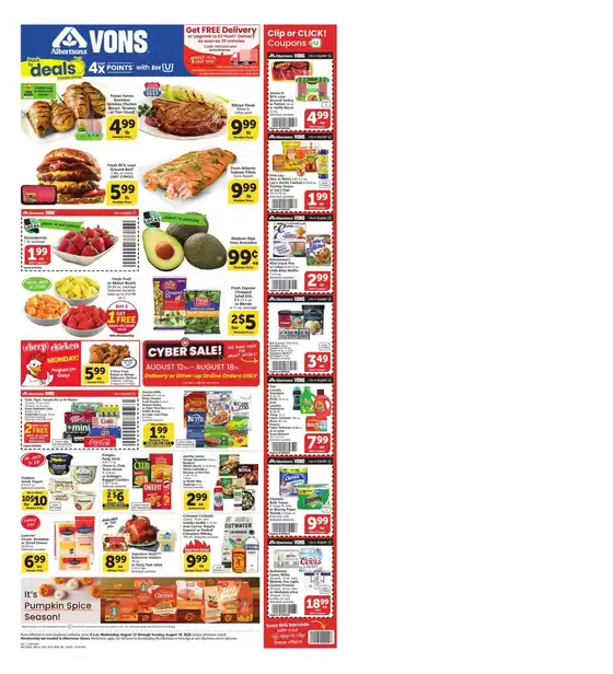 Albertsons catalogue in Panorama City CA | Current bargains and offers | 2026-08-12T00:00:00.000Z - 2026-08-18T00:00:00.000Z