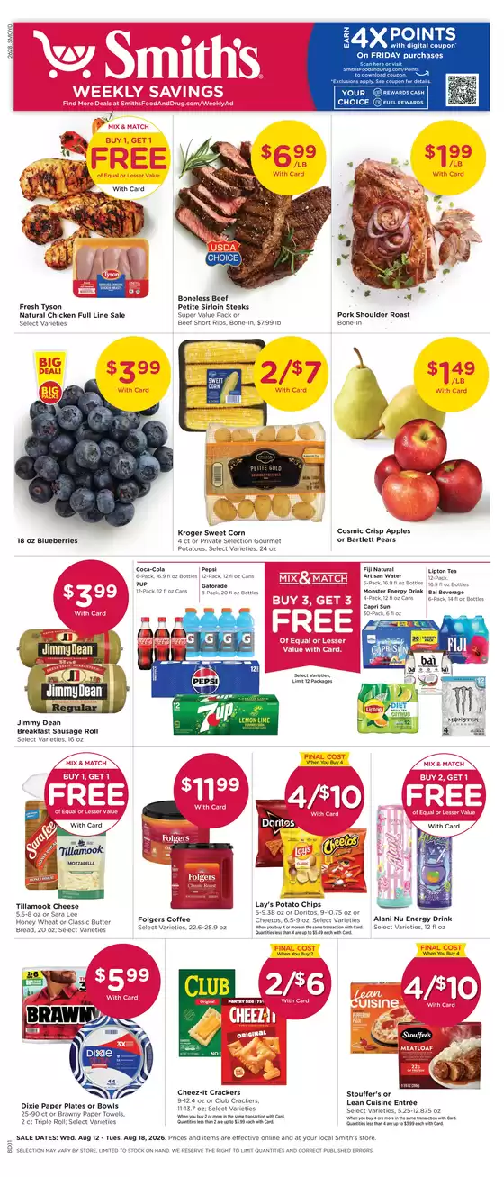 Smith's catalogue | Our best offers for you | 2026-08-12T00:00:00.000Z - 2026-08-18T00:00:00.000Z