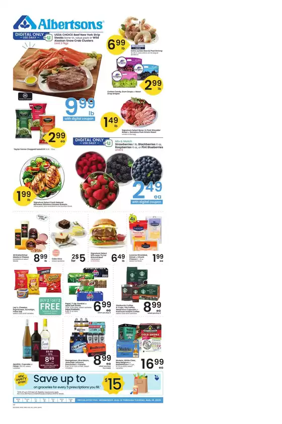 Albertsons catalogue in Lolo MT | Discounts and promotions | 2026-08-12T00:00:00.000Z - 2026-08-18T00:00:00.000Z