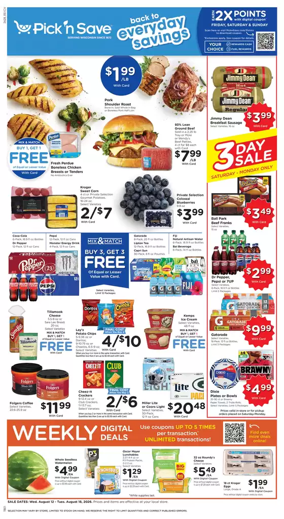 Pick'n Save catalogue | Weekly Ad | 2026-08-12T00:00:00.000Z - 2026-08-18T00:00:00.000Z