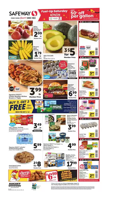 Safeway catalogue | Attractive special offers for everyone | 2026-08-12T00:00:00.000Z - 2026-08-18T00:00:00.000Z