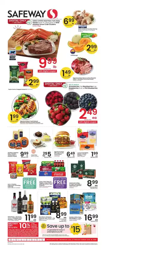 Safeway catalogue | Offers for bargain hunters | 2026-08-12T00:00:00.000Z - 2026-08-18T00:00:00.000Z
