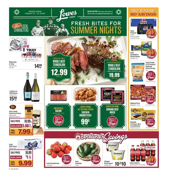 Lowes Foods catalogue | Weekly Ad | 2026-08-12T00:00:00.000Z - 2026-08-18T00:00:00.000Z