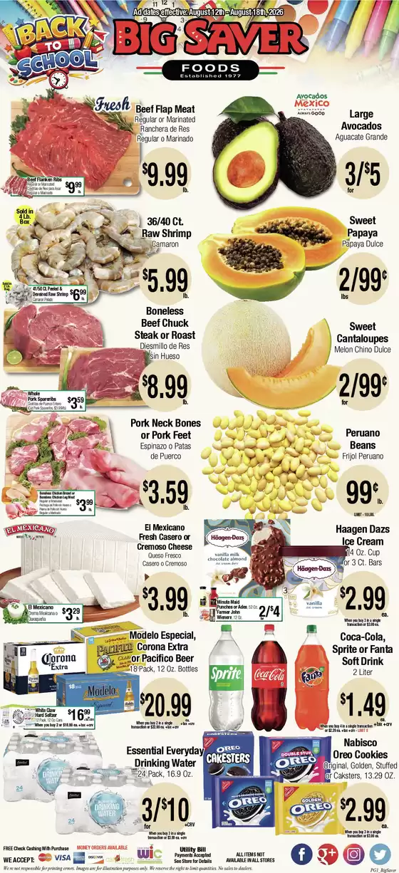 Big Saver Foods catalogue | Big Saver Foods Weekly Special | 2026-08-12T00:00:00.000Z - 2026-08-18T00:00:00.000Z