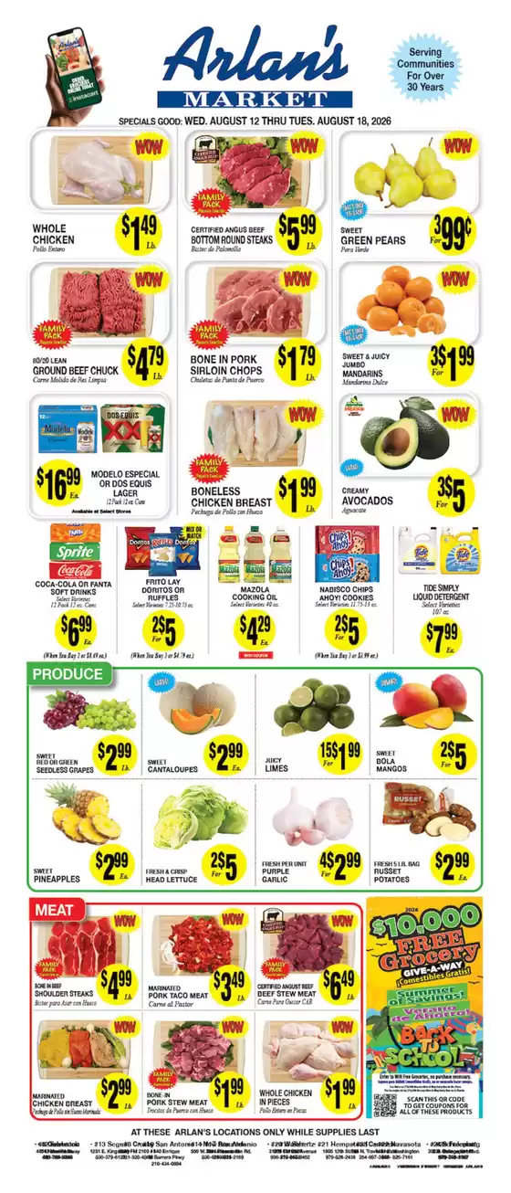 Arlan's Market catalogue in Austin TX | Arlan's Market weekly ad | 2026-08-12T00:00:00.000Z - 2026-08-18T00:00:00.000Z