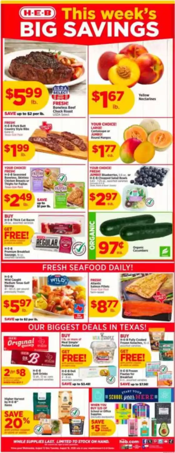 H-E-B catalogue in Georgetown TX | Weekly Ads H-E-B | 2026-08-12T00:00:00.000Z - 2026-08-18T00:00:00.000Z