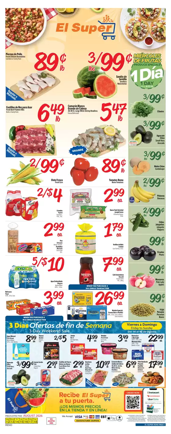 El Super catalogue | Great offer for bargain hunters | 2026-08-12T00:00:00.000Z - 2026-08-18T00:00:00.000Z