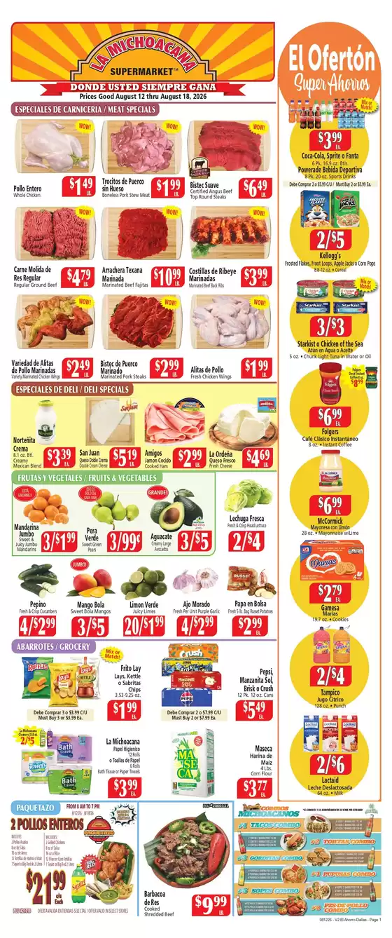 El Ahorro catalogue | Our best deals for you | 2026-08-12T00:00:00.000Z - 2026-08-18T00:00:00.000Z