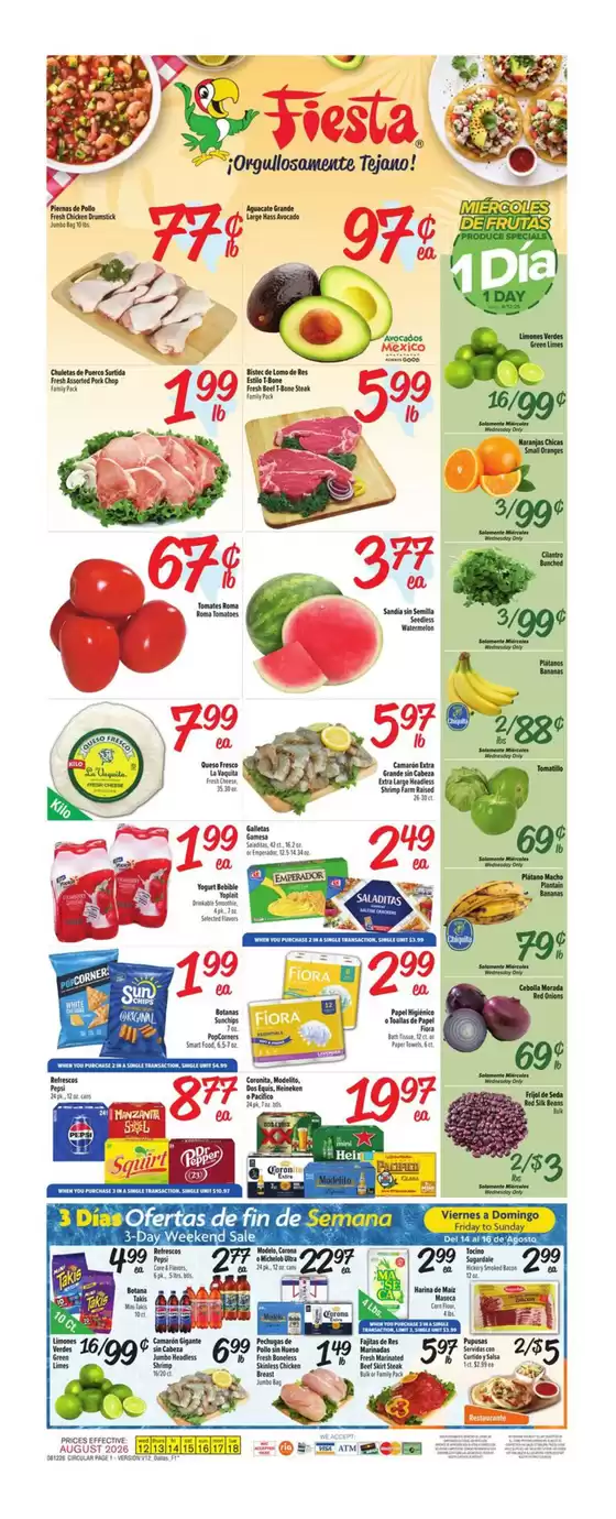 Fiesta Mart catalogue | Great offer for all customers | 2026-08-12T00:00:00.000Z - 2026-08-18T00:00:00.000Z