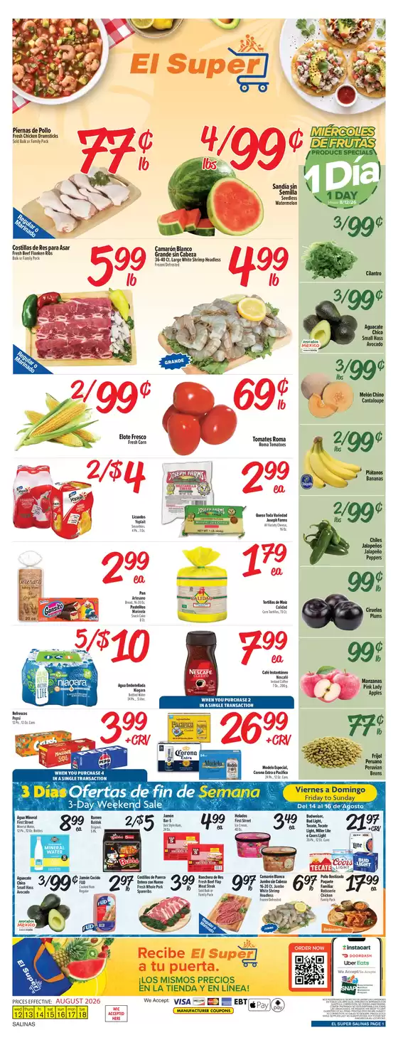 El Super catalogue | Current deals and offers | 2026-08-12T00:00:00.000Z - 2026-08-18T00:00:00.000Z