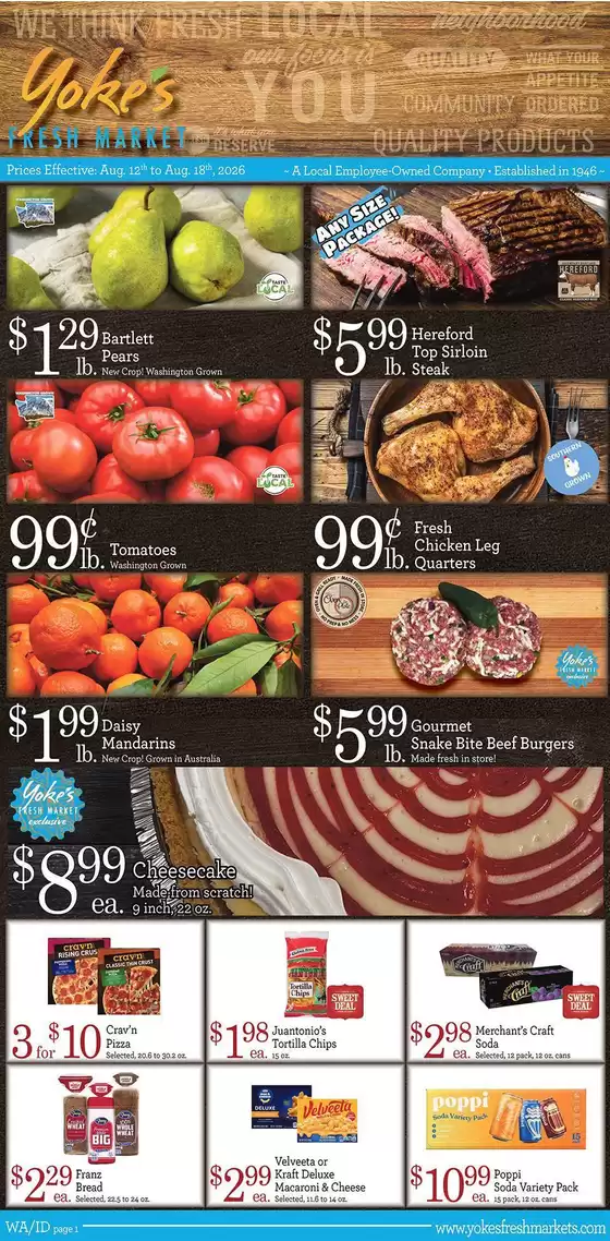 Yoke's Fresh Market catalogue | Great offer for bargain hunters | 2026-08-12T00:00:00.000Z - 2026-08-18T00:00:00.000Z