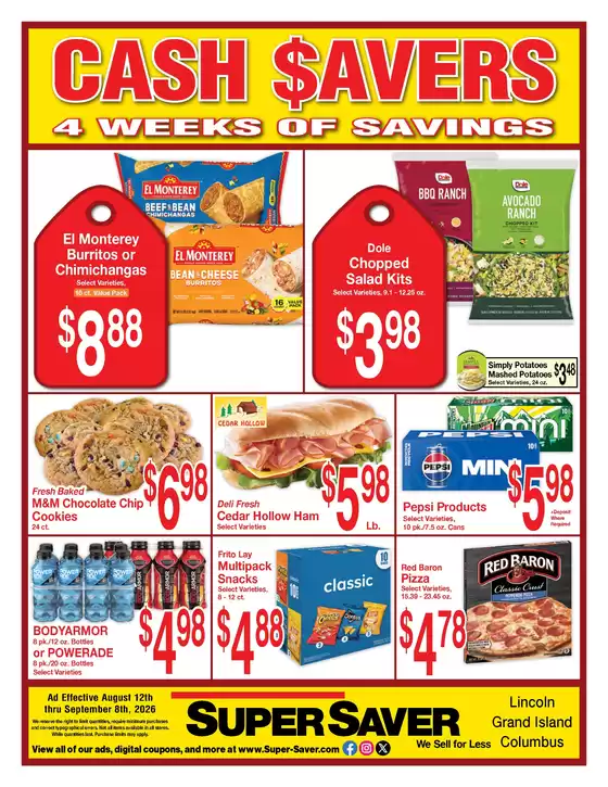 Super Saver catalogue | New offers to discover | 2026-08-12T00:00:00.000Z - 2026-09-08T00:00:00.000Z