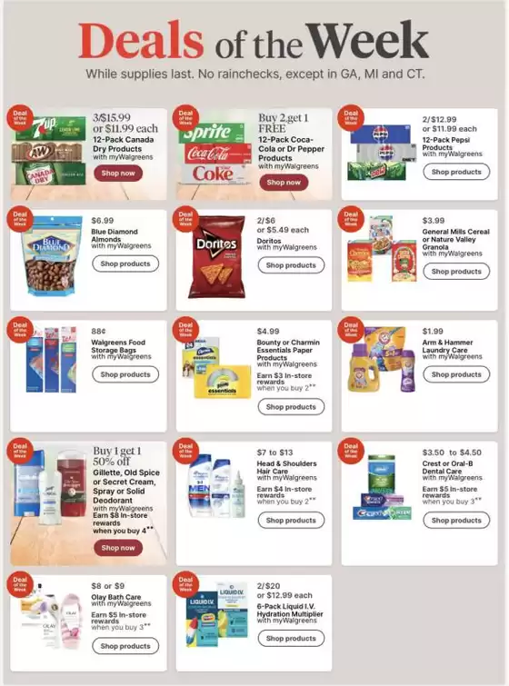 Walgreens catalogue | Our best bargains | 2026-08-16T00:00:00.000Z - 2026-08-22T00:00:00.000Z