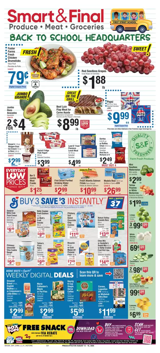 Smart & Final catalogue | Weekly Ad Savings (08/12/2026 - 08/18/2026) | 2026-08-12T00:00:00.000Z - 2026-08-13T00:00:00.000Z